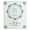 Roman 9.5" White and Gold Baptism Photo Frame for 4.25" x 4.25" Photo